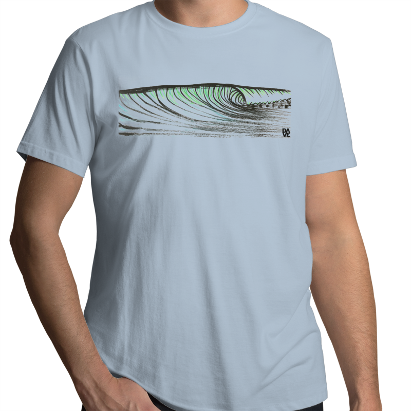 Wave drawn - Sportage Surf - Mens T-Shirt