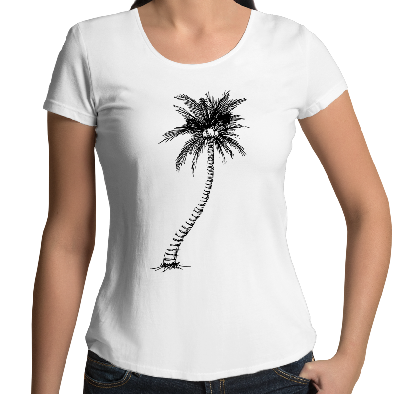 CocoPalm-AS Colour Mali - Womens Scoop Neck T-Shirt